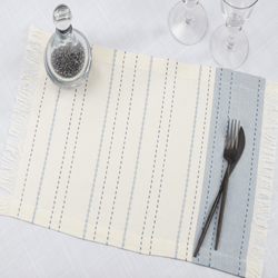 Saro Lifestyle 103 Striped Dobby Placemat