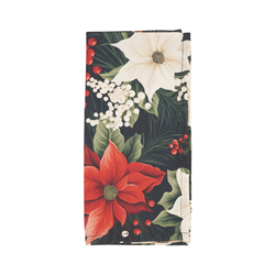 saro lifestyle 1033 Poinsettia And Berries Napkin