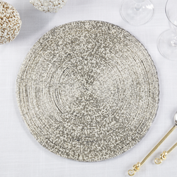 Saro Lifestyle 1036 Beaded Placemat