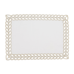 Saro Lifestyle 1037 Braided Border Placemat