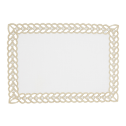 saro lifestyle 1037 Braided Border Placemat