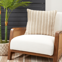 Saro Lifestyle 1048 Stitched Stripe Pillow