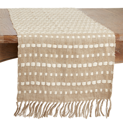 saro lifestyle 1048 Stitched Stripe Runner
