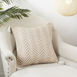 Saro Lifestyle 1054 Jute Woven Pillow