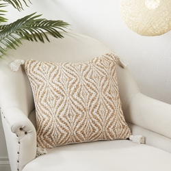 Saro Lifestyle 1055 Jute Woven Pillow