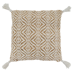 saro lifestyle 1055 Jute Woven Pillow