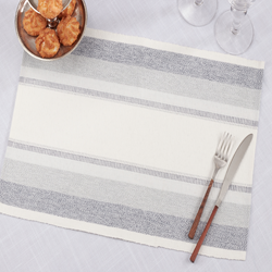 Saro Lifestyle 106 Ribbed Stripe Placemat