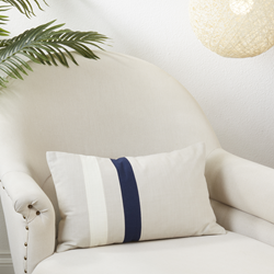 Saro Lifestyle 1061 - Dual Stripe Pillow-Down Filled