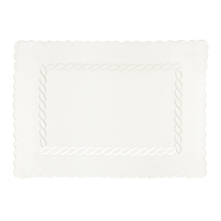 saro lifestyle 1064 Braided Embroidery Placemat