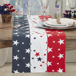 Saro Lifestyle 1094 Star Spangled Runner