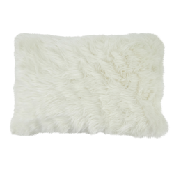 Saro Lifestyle 110 - Faux Fur Pillow - Poly Filled