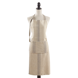 saro lifestyle 1117 Striped Linen Apron