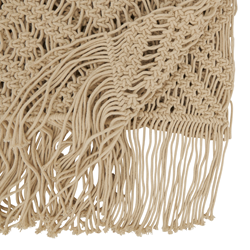 Saro Lifestyle 1120 Macramé Runner