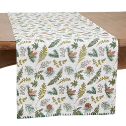 saro lifestyle 1122 Forest Foliage Runner