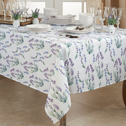 Saro Lifestyle 1127 Lavender Tablecloth