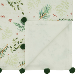 Saro Lifestyle 1132 Christmas Foliage Runner