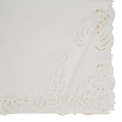 Saro Lifestyle 114 Cutwork Design Tablecloth