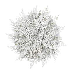 saro lifestyle 1142 Flocked Pine Needle Placemat