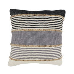 saro lifestyle 1158 Stripe Pillow