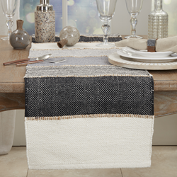 Saro Lifestyle 1158 Stripe Runner