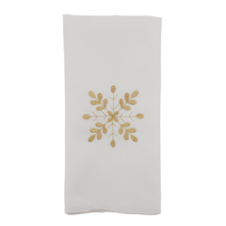 saro lifestyle 116 Snowflake Design Napkin