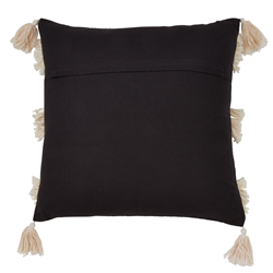 Saro Lifestyle 1178 Tri-Line Frayed Pillow