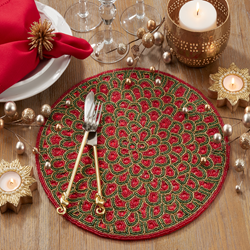 Saro Lifestyle 118 Beaded Placemat