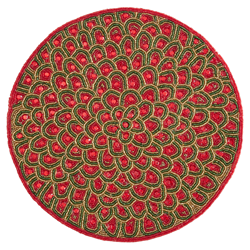 saro lifestyle 118 Beaded Placemat