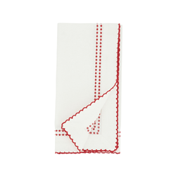 Saro Lifestyle 1187 Embroidered Border Napkin