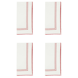 Saro Lifestyle 1187 Embroidered Border Napkin