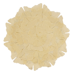 saro lifestyle 1194 Ginkgo Leaf Placemat