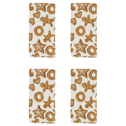 Saro Lifestyle 1201 Gingerbread Napkin