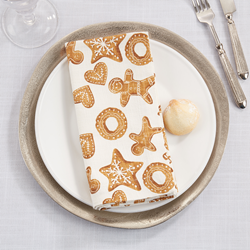 Saro Lifestyle 1201 Gingerbread Napkin