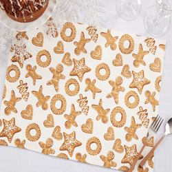 Saro Lifestyle 1201 Gingerbread Placemat