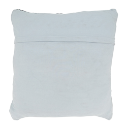 Saro Lifestyle 1213 Denim Chindi Pillow