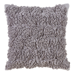 saro lifestyle 1219 Felt Flower Pillow