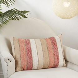 Saro Lifestyle 1222 Striped Pillow