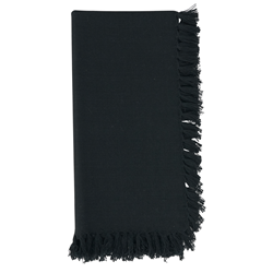 saro lifestyle 1234 Fringed Design Napkin