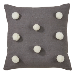 saro lifestyle 1238 Pom Pom Pillow