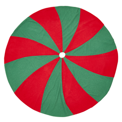 Saro Lifestyle 1239 Candy Cane Tree Skirt