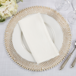 Saro Lifestyle 13067 Ruffled Design Napkin