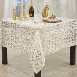 Saro Lifestyle 1385 Foil Print Design Topper