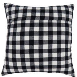 Saro Lifestyle 1437 Buffalo Plaid Holly Pillow