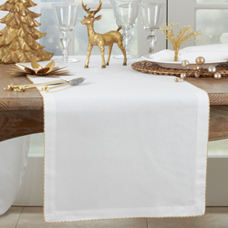 Saro Lifestyle 1442 Whip Stitched Runner