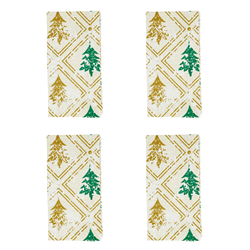 Saro Lifestyle 151 Christmas Trees Napkin