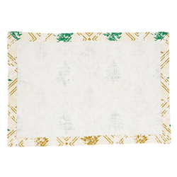 Saro Lifestyle 151 Christmas Trees Placemat