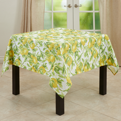 Saro Lifestyle 1528 Printed Lemon Tablecloth