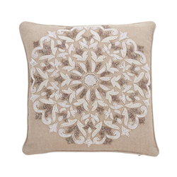 saro lifestyle 1568 Beaded And Embroidered Pillow