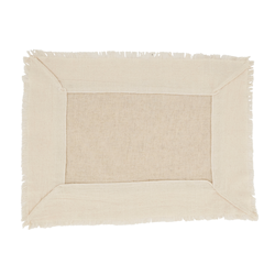 Saro Lifestyle 1588 Double Layer Fringe Placemat