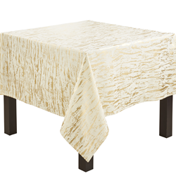 saro lifestyle 1612 Distressed Foil Print Topper